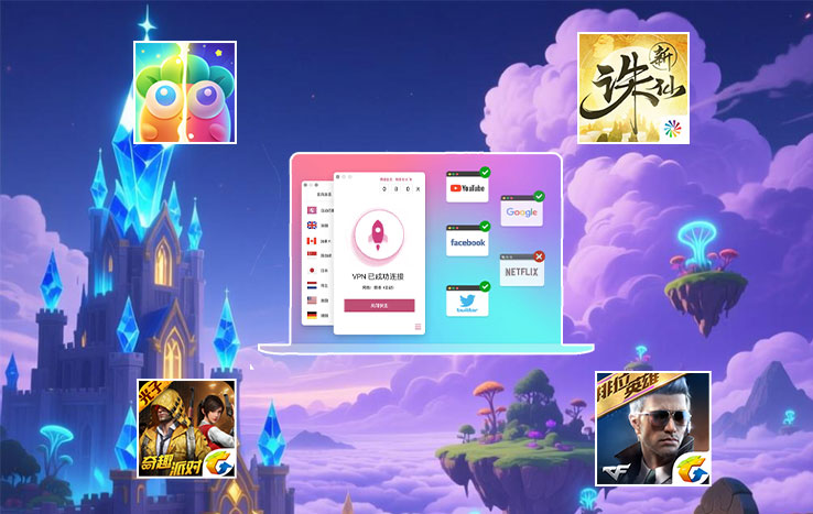快连游戏下载中心展示